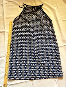 EN FOCUS STUDIO Sporty Sun Dress, Size 12, Geometric Sleeveless Design - Picture 1 of 8