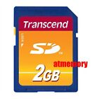 Transcend 2GB SD Secure Digital Memory Card Retail Pack Genuine