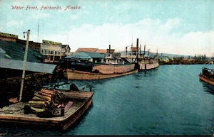 POSTCARD WATER FRONT FAIRBANKS ALASKA - Bild 1 von 2