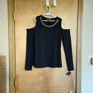 Inc International Concept PS Bluse gerippt Cold Shoulder - Bild 1 von 7