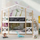 Etagenbett Kinderbett Hochbett Hausbett mit Stauraum Treppe Lattenrost 90x200cm