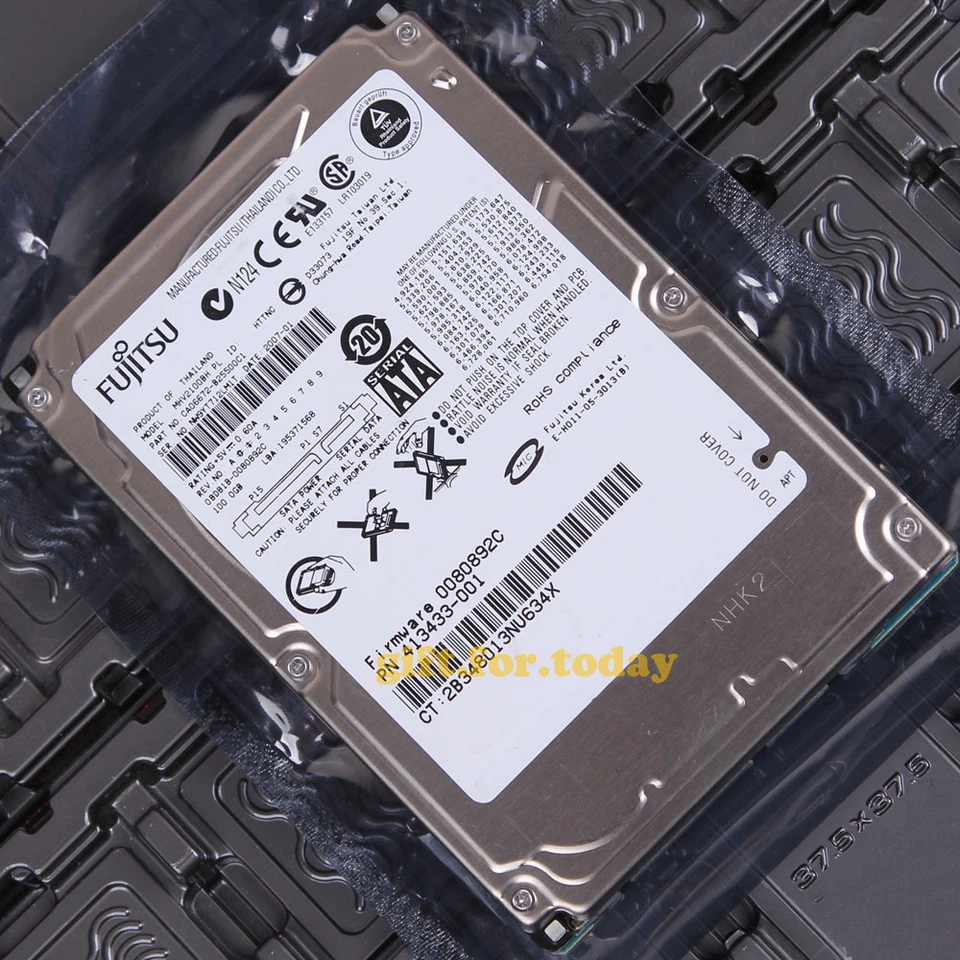 FUJITSU 100 GB 5400 RPM SATA 2.5" (MHV2100BH) Internal Hard Drive HDD  - Image 1 of 1