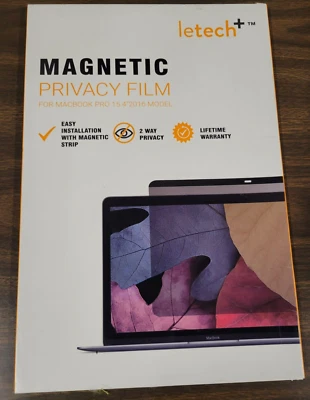 Letech Magnetic Privacy Film Screen Protector for MacBook Pro 15.4" (2016) - Image 1 of 3