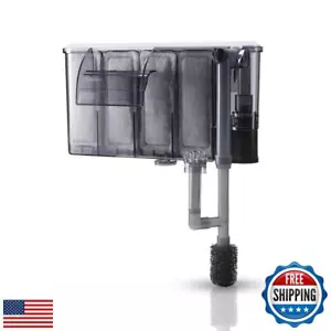 DaToo Aquarium Hang On Filter Small Fish Tank Hanging Filter Power Waterfall - Picture 1 of 5