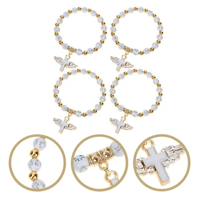  4 stücke einzigartige religiöse armband vergoldung charmante armbänder - Bild 1 von 4