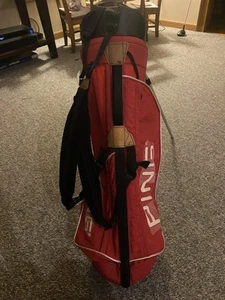 Vintage Ping Hoofer Golf Bag Black & Green - Picture 1 of 3