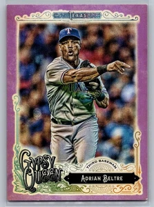 2017 Topps Gypsy Queen Purple /250 Adrian Beltre #264 Rangers - Picture 1 of 2