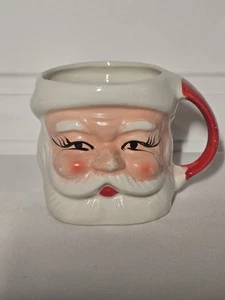 Vintage Santa Claus Mug Christmas Japan 3” Eyes Open - Picture 1 of 12
