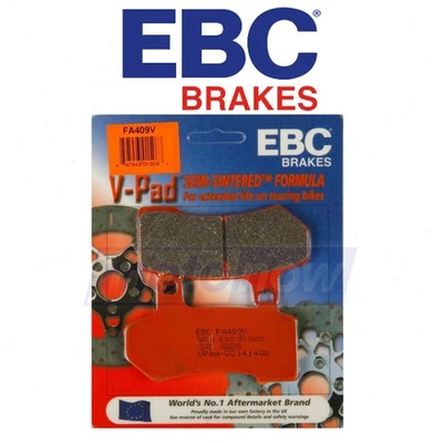 EBC Front Semi-Sintered V Brake Pads for 2008-2020 Harley Davidson FLHR Road fe - Image 1 of 4