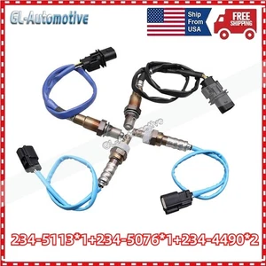 4pcs Upstream & Downstream Oxygen Sensors For Ford F-150 2011-2014 3.5L V6 Turbo - Picture 1 of 10