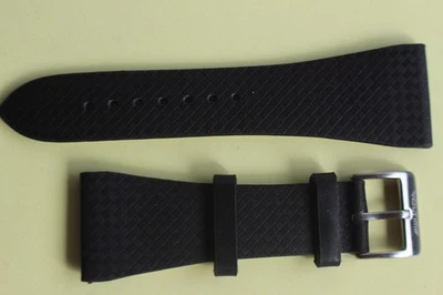 VOLTIME Bracelet pour montre cuir noir 30 mm (43172) - Photo 1/4