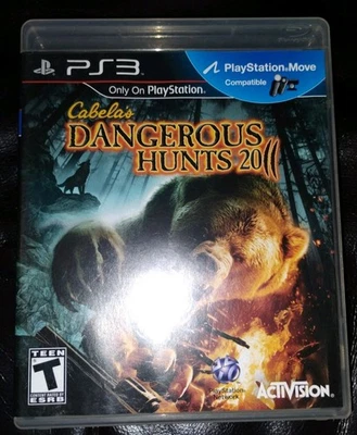 Cabela's Dangerous Hunts 2011 - PlayStation 3, CIB, Excellent Condition TESTED  - Image 1 of 4