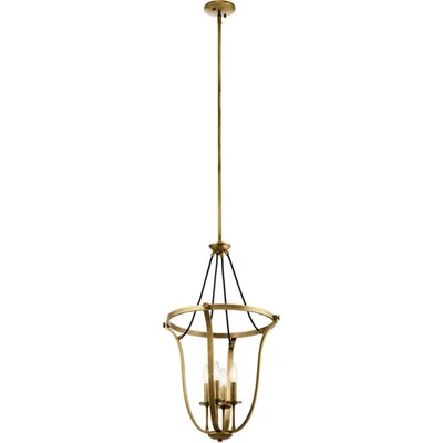 Kichler Lighting 43535NBR Thisbe Foyer Pendant Natural Brass - Image 1 of 2