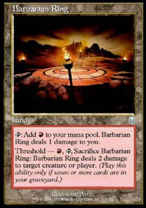 MTG English Barbarian Ring NM Foil Odyssey - Image 1 of 1