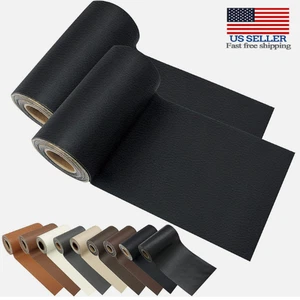 Kit de parches de reparación de tela de imitación de cuero de vinilo autoadhesivo para sofás de asiento de coche EE. UU. - Imagen 1 de 42