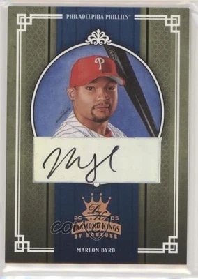 2005 Donruss Diamond Kings Bronze Signatures /100 Marlon Byrd #382 Auto - Image 1 of 2