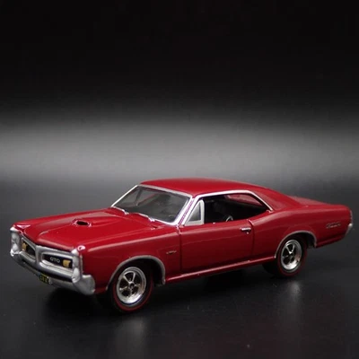 1966 66 PONTIAC Gto Muscolo Auto 1/64 Scala da Collezione Diorama Modellino Auto - Immagine 1 di 4