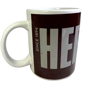 Galerie Hershey's Hot Cocoa Coffee Mug 16 oz. Ceramic Brown White Silver Letters - Picture 1 of 10