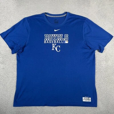 Kansas City Royals Shirt Mens 2XL Blue Nike Dri-Fit Baseball Performance MLB - Image 1 of 4