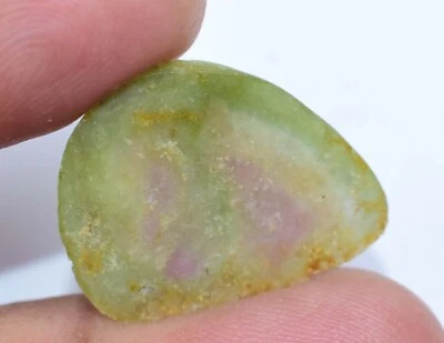 Unbehandelt Natürlich Wassermelone Turmalin Scheibe 6.10 Karat Zertifiziert Top - Bild 1 von 4