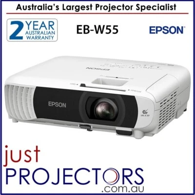 Epson EB-W55 WXGA 4000lm Multimedia Projector from Just Projectors. 2yr warranty - Image 1 of 4