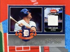 2006 Fleer Greats of the Game Jersey Kirk Gibson Detroit Tigers #DET-KG