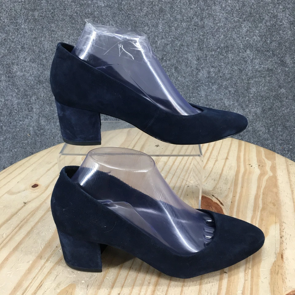 Zapatos de salón Easy Spirit para mujer 7,5 M Secosma informales de cuero azul sin cordones Foto 1 de 4