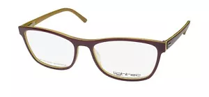 LIGHTEC 7670L CAT EYE EYEGLASS FRAME/GLASSES HANDMADE IN FRANCE GENUINE DESIGNER - Picture 1 of 9