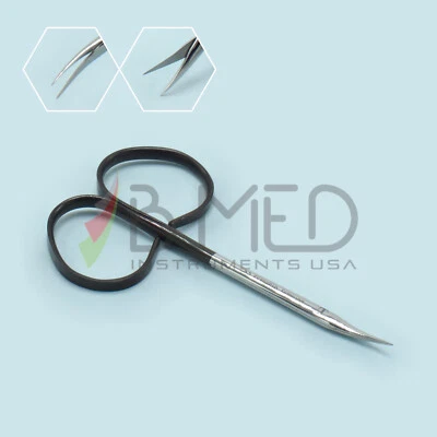 OR Grade Ribbon Steven Tenotomy Scissors 4" Curved Super Cut Surgical Instrument - Изображение 1 из 4