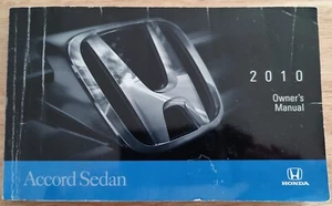 2010 Honda Accord Owners Manual  with Case OEM-Pre-Owned - Picture 1 of 10