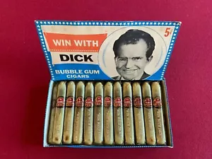 1968, Richard Nixon, "Un-Opened" Swell Bubble Gum Cigars (Scarce / Vintage) - Picture 1 of 2