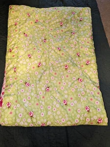 Circo twin Lady Bugs-Flowers, green multi twin comforter, 86x62 - Picture 1 of 6
