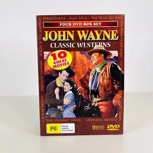John Wayne Collection DVD Boxset Classic Westerns 10 Movies All Regions - Picture 1 of 13