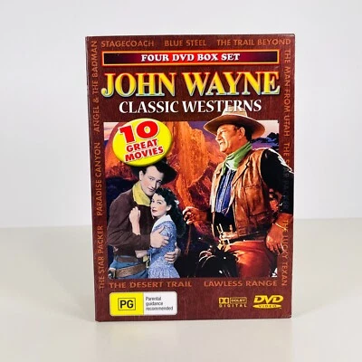John Wayne Collection DVD Boxset Classic Westerns 10 Movies All Regions - Image 1 of 4