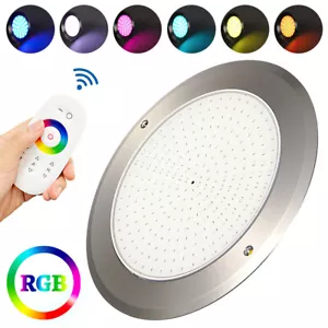 More details for led swimming pool lights wall mounted underwater light color change rgb lamp uk