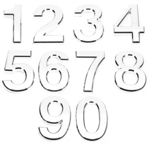 10 Pcs House Number Label Sticker Numbers for Mailboxes Door Office - Picture 1 of 11
