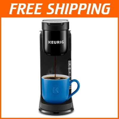 Sleek Black Espresso Machine with Strong Brew, 42oz Tank - Travel Mug Friendly - Image 1 of 4