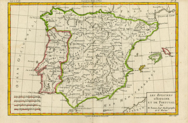 Preços baixos em Mapas e Atlas Antigos da Europa 1700-1799 Intervalo de  Datas de Portugal