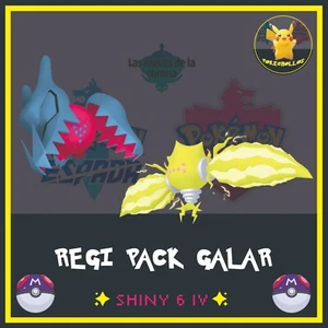 ✨ REGIELEKI + REGIDRAGO ultra Shiny 6 iv ' s ✨ | pokemon 🗡️ espada | escudo🛡️ - Picture 1 of 3