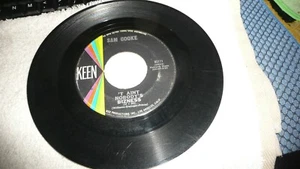 record 45 Soul 45 Sam Cooke  on Keen   No One / Nobobody Bizness strong VG - Picture 1 of 2