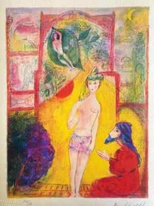 Marc,Chagall Lithograph COA original signed numbered collection stamp - Picture 1 of 12