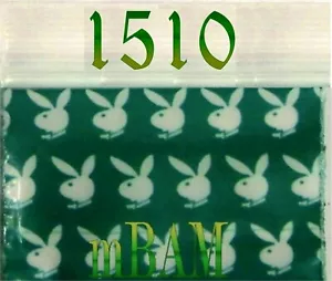 100 CONFEZIONI DARK BUNNY 1510 Sacchetti Apple Zip 1,5X1,0" Mini Borse - Foto 1 di 12