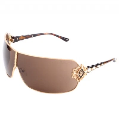 Affliction Sunglasses Boomer Tortoise Gold with Case Tag and Box - Image 1 of 3