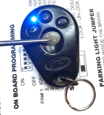 Falcon key FOB remote keyless entry transmitter PATTX3UTEK car starter control - Image 1 of 4