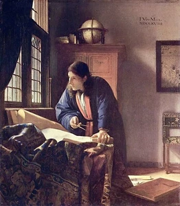 Johannes Vermeer oil on canvas signed and Stamped - Picture 1 of 1