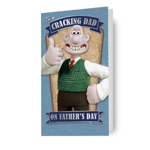 Tarjeta del Día del Padre | Happy Father's Day Papá | Wallace and Gromit | Cracking Dad - Imagen 1 de 6