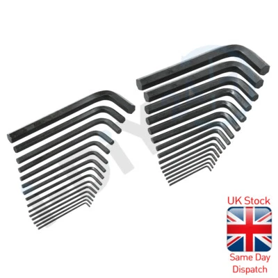 30 Piece Hex Key Set 30 Piece Allen Alan Allan Key Set Long Arm Hex Keys - Image 1 of 2