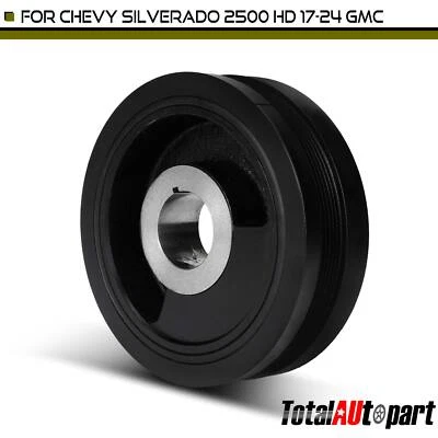 Engine Harmonic Balancer for Chevy Silverado 2500 HD 17-24 GMC Sierra 3500 HD - Image 1 of 4