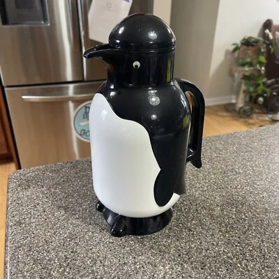 Servidor de café aislado vintage METROKANE PENGUIN ~ 1 cuarto - frío/calor con mango Foto 1 de 4