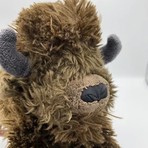 2010 Wild Republic BISON Plush Stuffed Animal Toy Brown 12" Realistic - Picture 1 of 5
